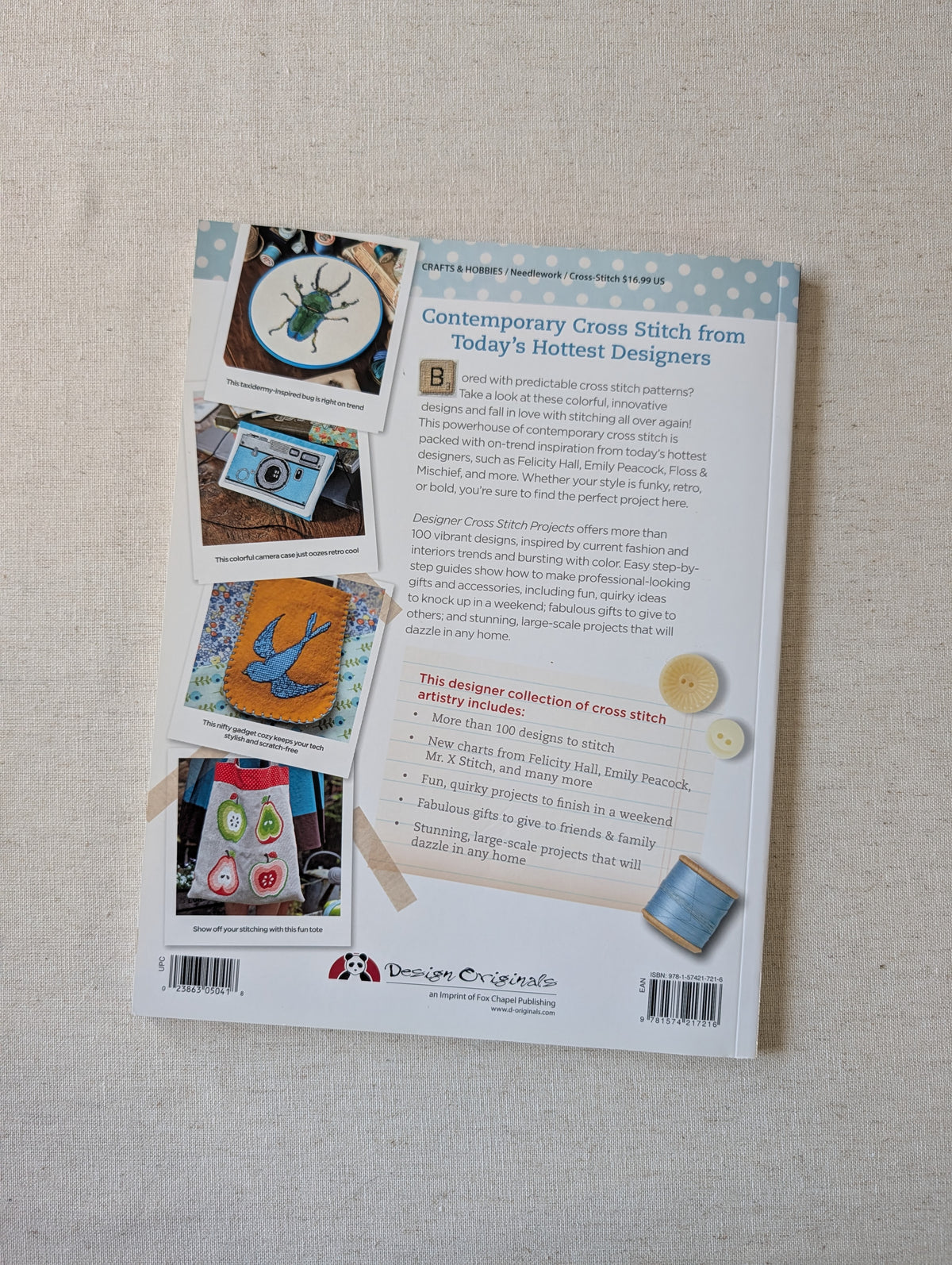 Designer Cross Stitch Projects : Over 100 Colorful and Contemporary Patterns