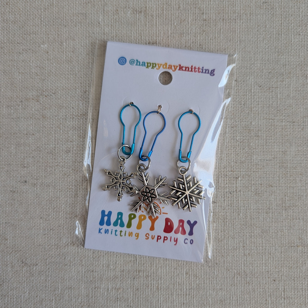 Snowflake Stitch Marker Set