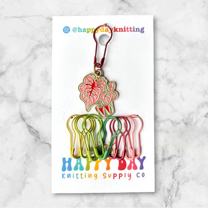 Happy Houseplant Progress Keeper with Bulb Pin Markers