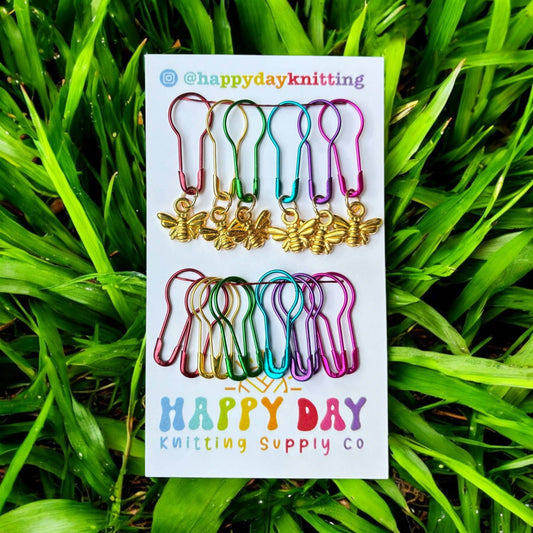 Busy Bee & Bulb Pin Stitch Markers