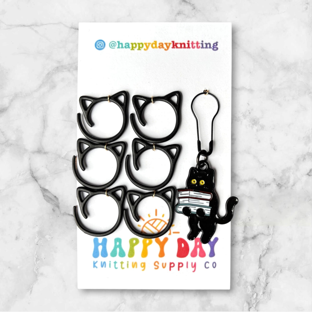 Cat Friends Stitch Markers