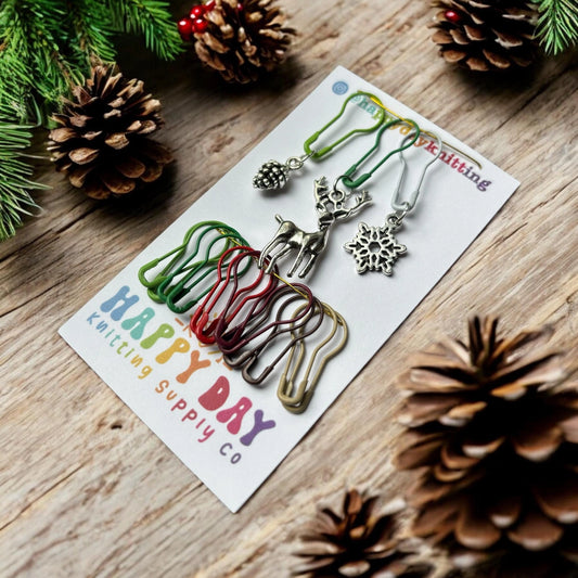 Festive Forest Friends Stitch Markers