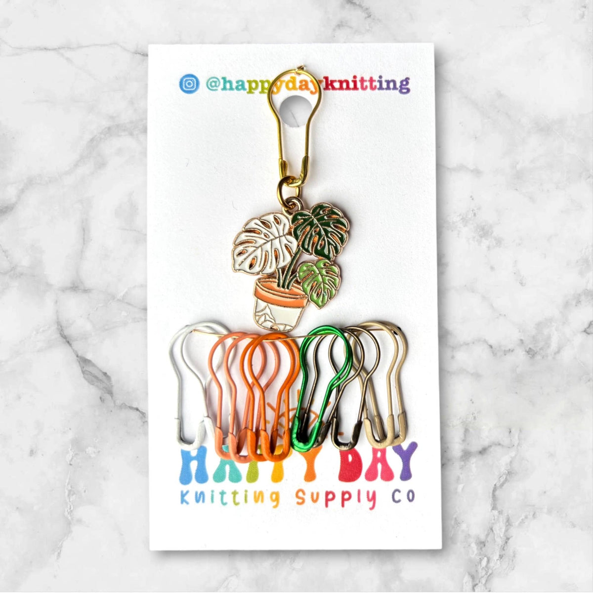 Happy Houseplant Progress Keeper with Bulb Pin Markers