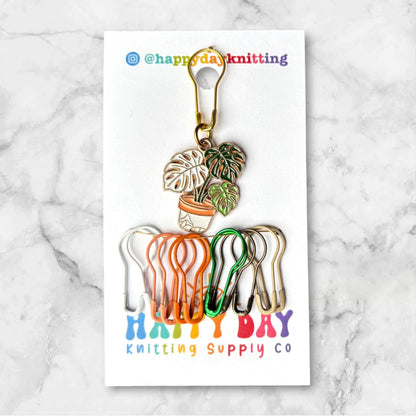 Happy Houseplant Progress Keeper with Bulb Pin Markers