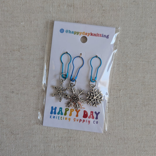 Snowflake Stitch Marker Set