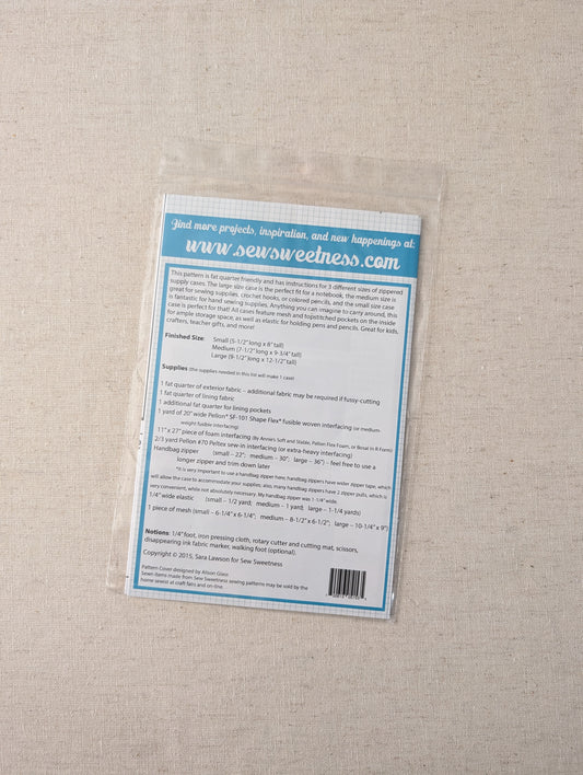 Creative Maker Supply Cases Sewing Pattern