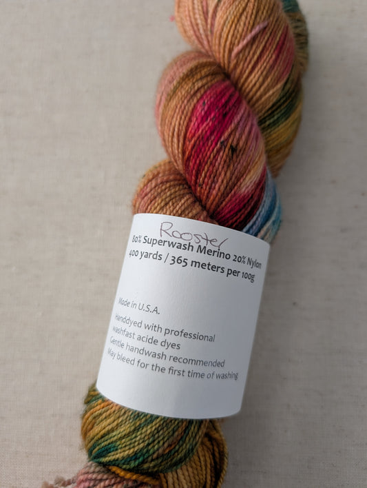 2-Ply Sock - Rooster